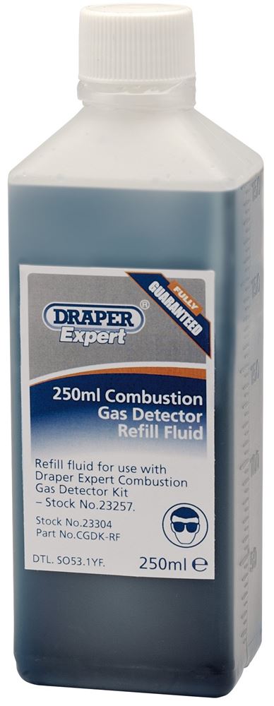 Draper COMBUSTION REFILL FLUID 23304 Combustion Gas Leak Detector Kit