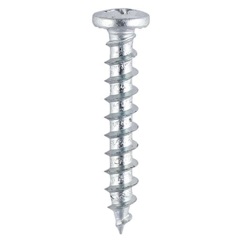 TIMCO PVC Window Screw SH/PAN - BZP 4.8 x 20 Pack 1000