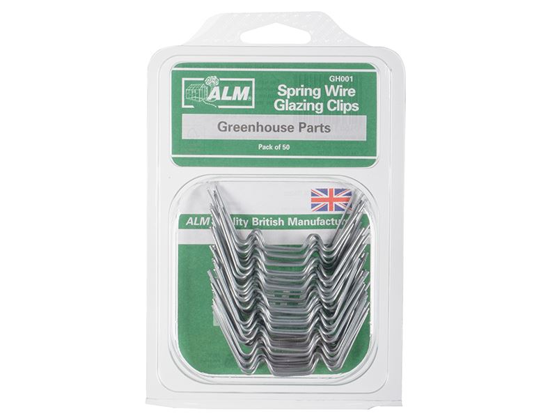 ALM GH001 GH001 W Glazing Clips Pack of 50