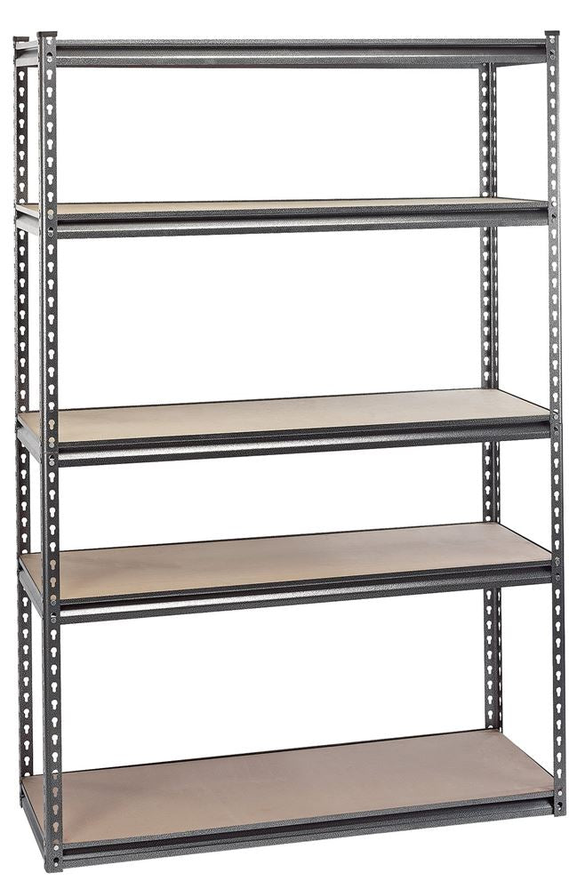 52958 Draper Expert Expert Quality Heavy Duty Steel Shelving Unit, 5 Shelves, L1220 x 1220 (W) x 610 (D) x 1830mm (H) Professional Trade DIY Worksho