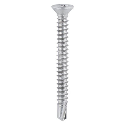 TIMCO S/Drill PVC Screw RIB CSK -S/S 3.9 x 16 Silver Pack 1000