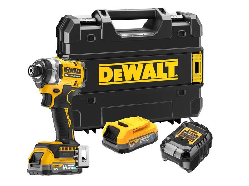 DeWalt DCF860 E2T XR BL Impact Driver 18V 2 x 1.7Ah POWERSTACK Li-ion