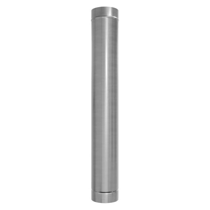 Sealey ABI1000AK2 Stainless Steel Exhaust/Flue End Pipe for ABI600 & ABI1000 120 x 1000mm | 1000mm End Section 201 stainless steel exhaust/flue pipe.