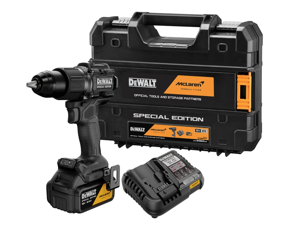 DeWalt McLaren F1 Combi Drill 18V 1x5Ah Li-ion Kit Hammer Drill Driver