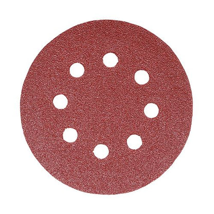 TIMCO Orbital Sanding Discs P60 125mm Red Pack 5