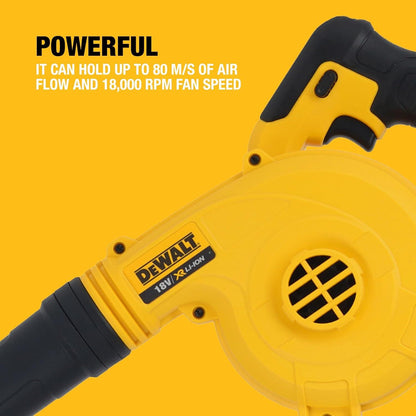 DEWALT 18V XR Compact Jobsite Blower Cordless Bare Unit DCV100-XJ