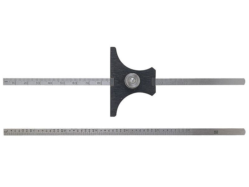 Moore&Wright 43M Reversible Base Depth Gauges Metric 0-150mm