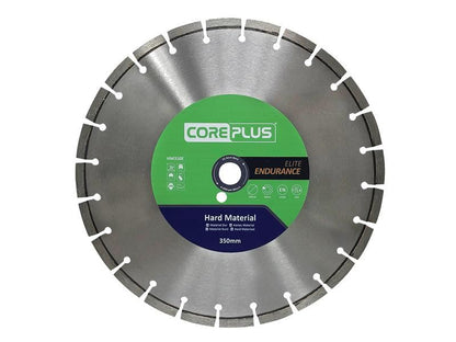 CorePlus CORDBHM350E HM350E Elite Hard Material Turbo Diamond Blade 350mm
