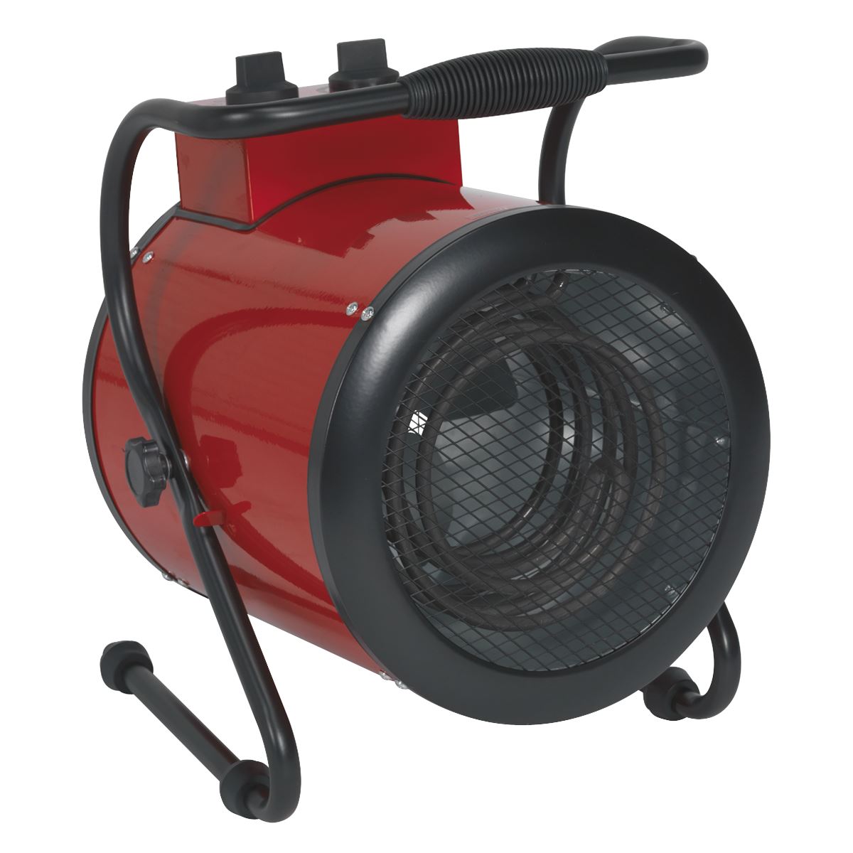Sealey EH3001 Industrial Fan Heater with 2 Heat Settings 3kW/230V | 10,000Btu/hr, 1500/3000W, 230V - 16A, Thermostat, Tip-Over Switch