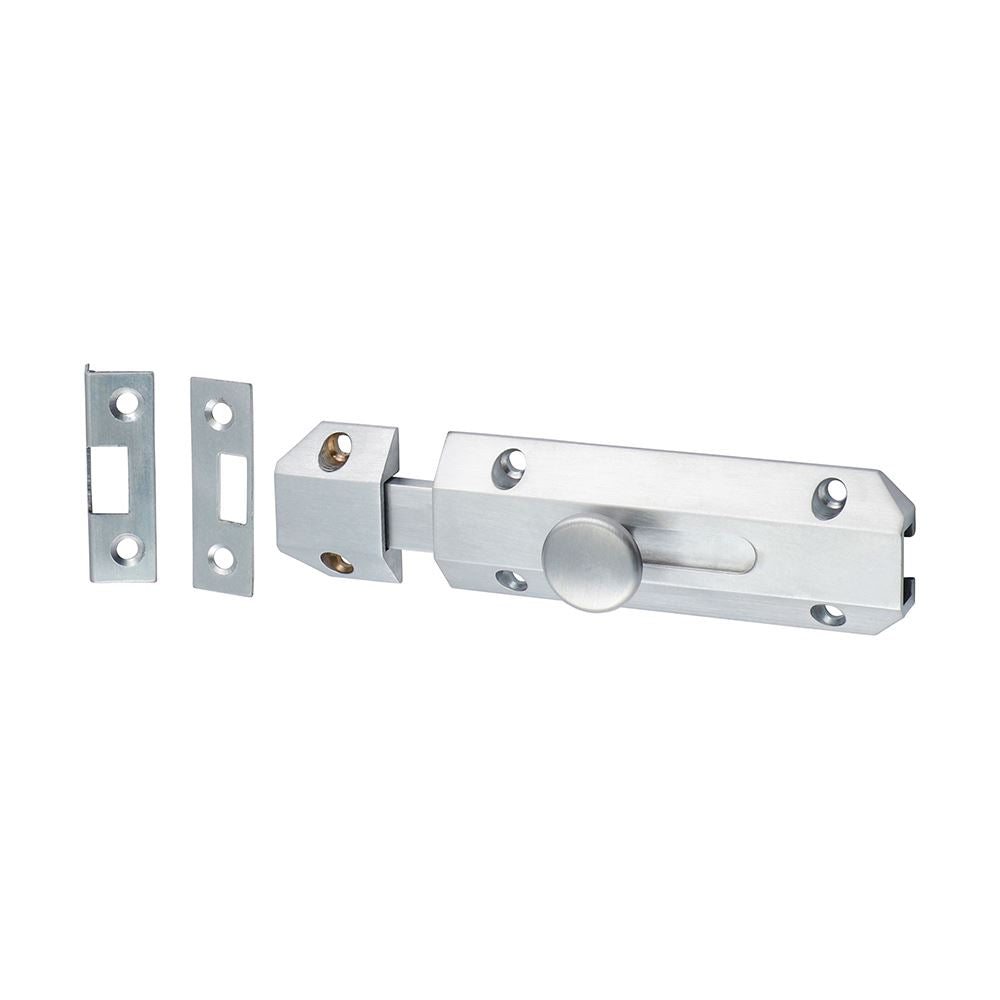 TIMCO Architectural Bolt Sat. Chrome 100 x 35mm Pack 1