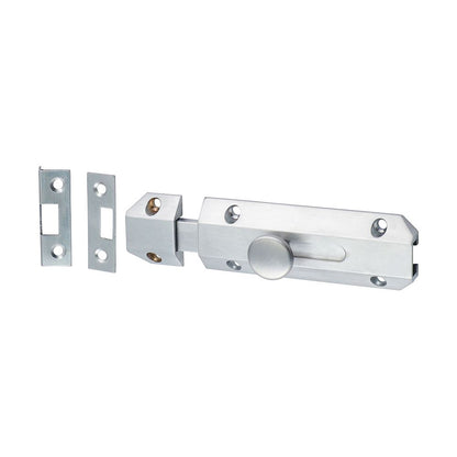 TIMCO Architectural Bolt Sat. Chrome 100 x 35mm Pack 1