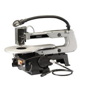 Draper SCROLL SAW 400MM 230V 22791 405mm Variable Speed Scroll Saw with Flexible Drive Shaft and Worklight (90W)