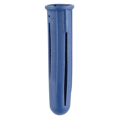 MOQ - TIMCO Plastic Plugs - Blue 48mm Blue Pack 40