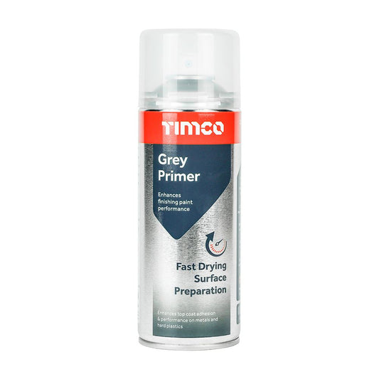 TIMCO Primer Grey Grey 380ml Pack 1.0