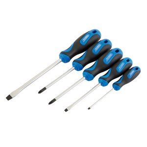 Draper 5PC S/GRIP SCREWDRIVER SET 32610 Soft Grip Screwdriver Set (5 Piece)