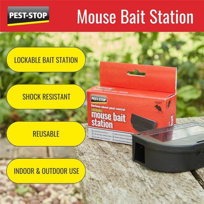 Pest Stop Mouse Bait Station Pack of 1 MPN PSMBS