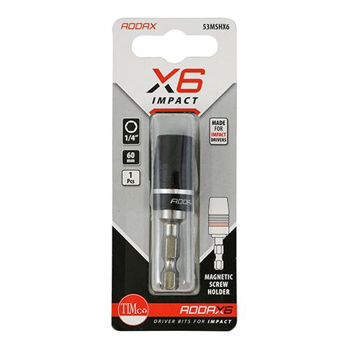 TIMCO X6 Impact Mag Screw Holder 53mm Pack 1