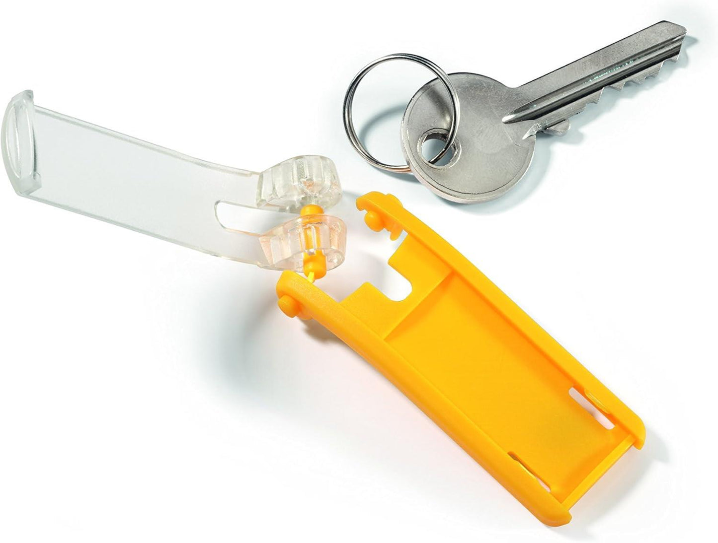 Durable Key Clips Organisational Label Hooks Assorted Pack of 24 | Durable Key Clips for Office, Warehouse and Workplace Use