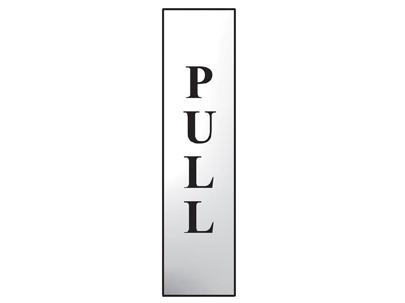 Scan SCA6034C Pull Vertical - Polished Chrome Effect 50 x 200mm |
