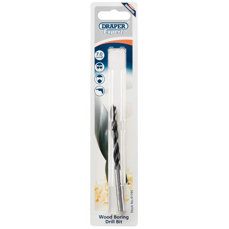 Draper 7.0MM WOOD BORING BIT 41795 Metric Wood Drill Bits