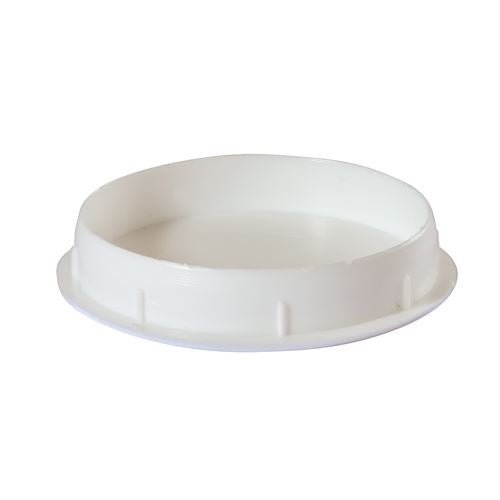 TIMCO 35mm Hinge Hole Cover Caps 35mm White Pack 4