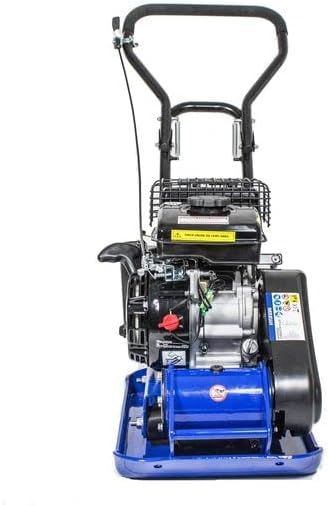 Hyundai HYCP5030 78.5cc Petrol Plate Compactor / Wacker Plate 50kg with Wheel Kit, Paving Pad & 150mm Compaction Depth