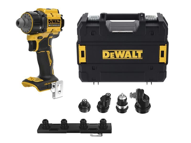 DeWalt Power Tools DCD803NT XR Brushless Multi-Head Drill Driver 18V Bare Unit