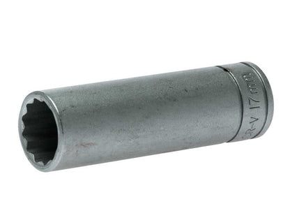 Teng M120617C Bi-Hexagon Socket Deep 12-Point 1/2in Drive 17mm