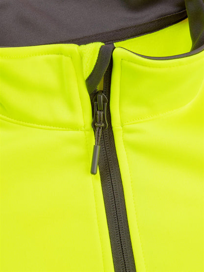 Pulsar RCT Hi Vis 1/4 Zip Sweatshirt Yellow Orange EN ISO 20471 Class 3 Workwear