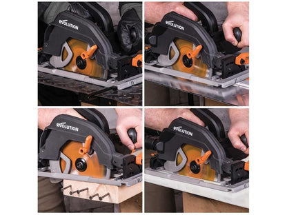 EVL R185CCSX Circular Track Saw Kit 185mm 1600W 240V