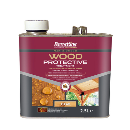 Barrettine Wood Protective Treatment Shed Fence Timber Wood Stain All Colours