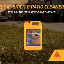 Sika 401 High Strength Brick & Patio Cleaner 5 Litre Acid-Based Cleaner for Removing Cement, Mortar, Efflorescence, Dirt and Grime from Brick, Concrete, Patios and Paving