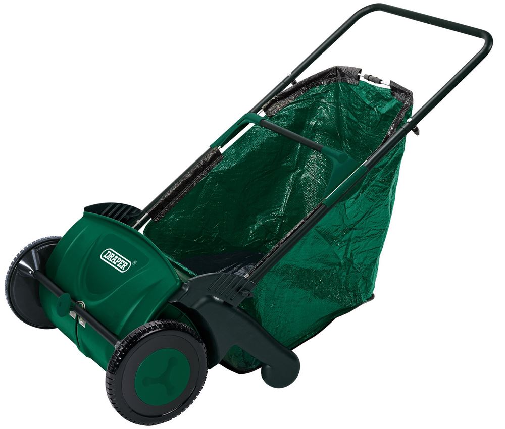 82754 Draper Garden Sweeper, 21 LS Waste Collection, Composting and Tidying Professional Trade DIY Workshop Garage Use