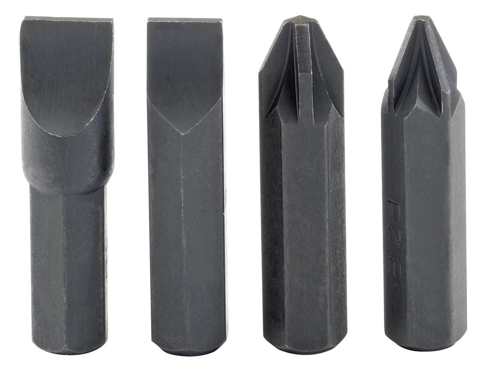 Draper 4PC.IMPACT BIT SET 12542 12542 Impact Screwdriver Bit Set (4 Piece)