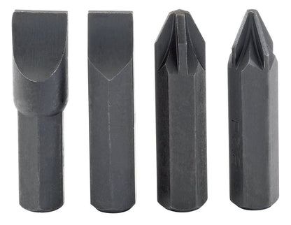 Draper 4PC.IMPACT BIT SET 12542 12542 Impact Screwdriver Bit Set (4 Piece)