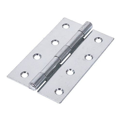 TIMCO Narrow Butt Hinge U/C Zinc 100 x 58 Silver Pack 2