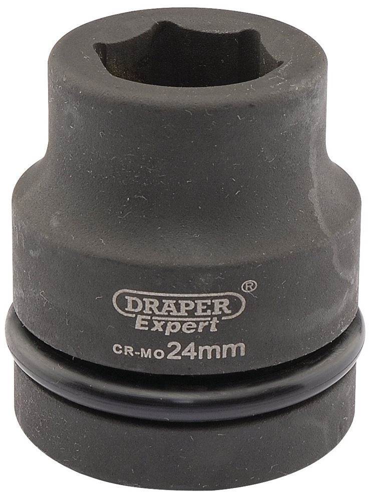 Draper 24MM IMPACT SOCKET 1DR 05105 HI-TORQÂ® Metric Impact Sockets, 1" Sq. Dr.