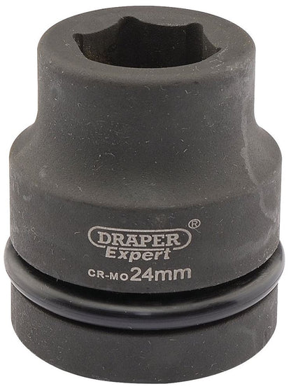 Draper 24MM IMPACT SOCKET 1DR 05105 HI-TORQÂ® Metric Impact Sockets, 1" Sq. Dr.