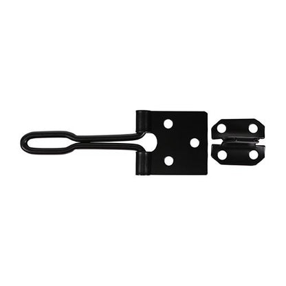TIMCO Wire Pattern Hasp-Staple Black 4" Black Pack 1