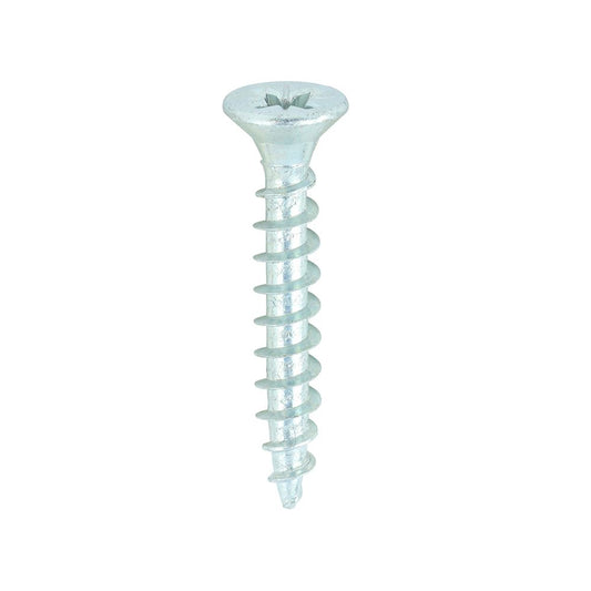 TIMCO Solo Woodscrew PZ2 CSK Zinc 4.5 x 30 Silver Pack 200