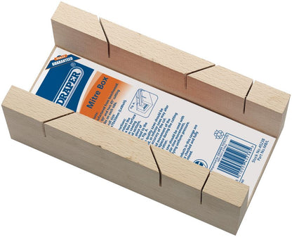Draper 230MM BEECHWOOD MITRE BOX 45238 Mitre Box