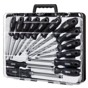 Draper SET 6 - 14PC SET - REGULAR(L2) Hard Grip Screwdriver Set with Draper TX-STARÂ® (14 Piece)