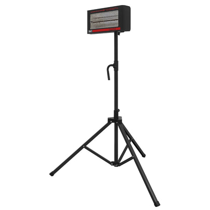 Sealey IR12CT Infrared Quartz Heater with Tripod Stand 230V 1.2kW | 1200W | Package includes: | IR12 - 1.2kW Infrared Quartz Heater 230V
