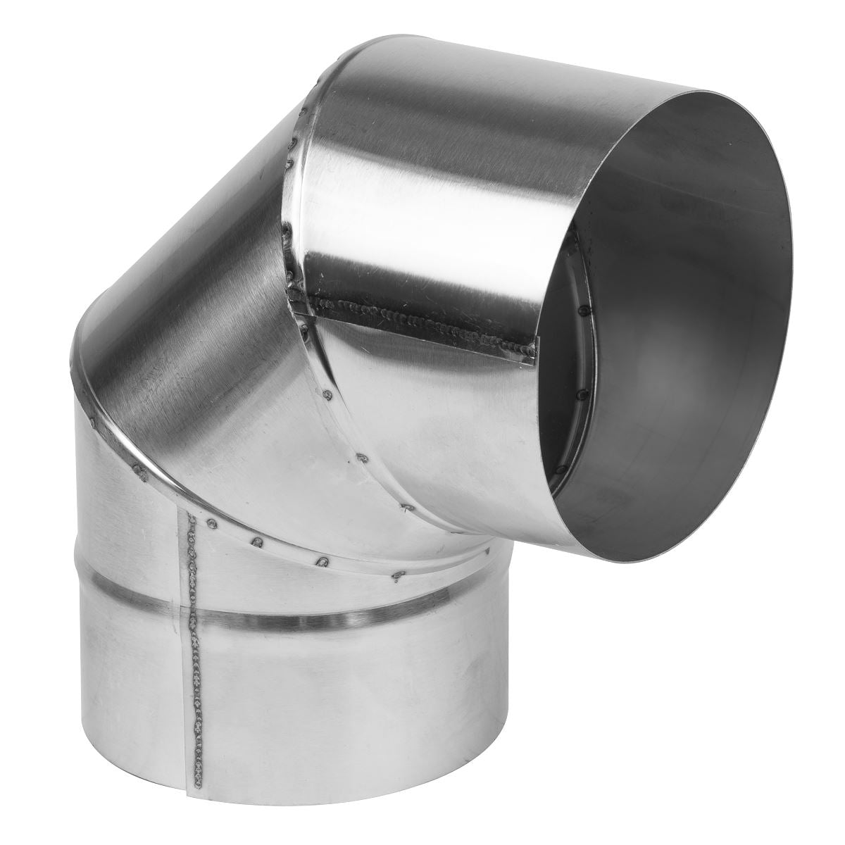 Sealey ABI1000AK3 Stainless Steel Exhaust/Flue 90° Bend for ABI600 & ABI1000 120mm | 90° Bend 201 stainless steel exhaust/flue pipe.