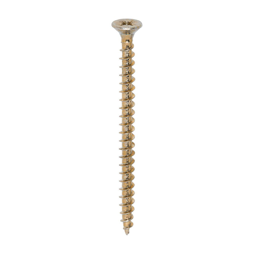 TIMCO Solo Woodscrew PZ2 CSK ZYP 5.0 x 70 Gold Pack 200