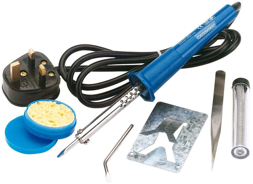 Draper SOLDER IRON KIT 71415 71415 Soldering Kit, 25W, 230V