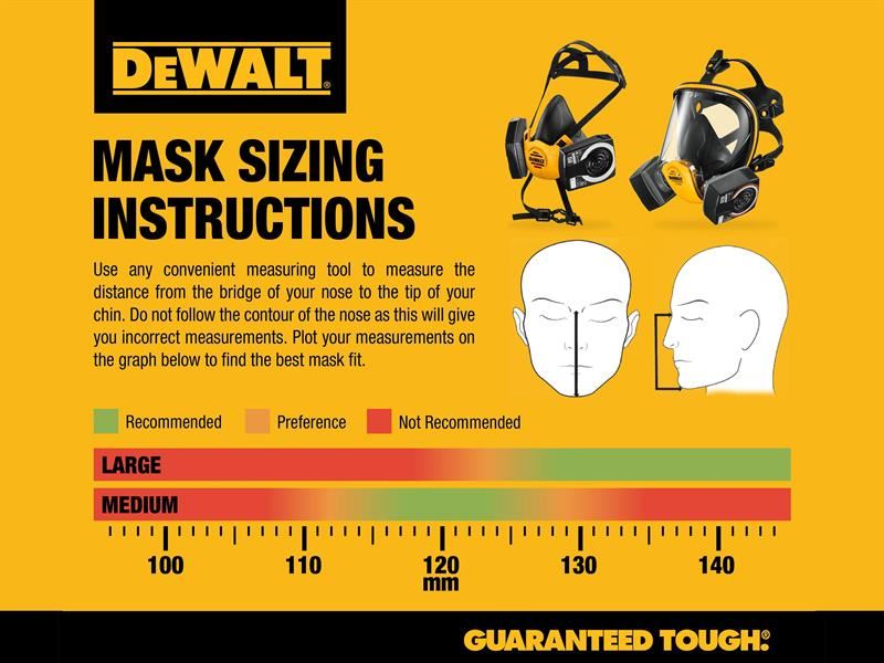 DWR P3 Half Mask Respirator - Medium