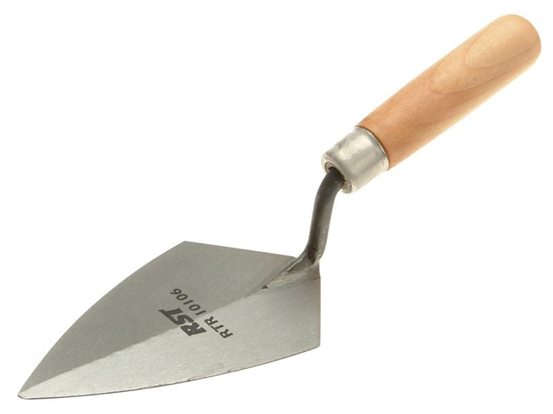 R.S.T. RTR10105 Pointing Trowel Philadelphia Pattern Wooden Handle 5in