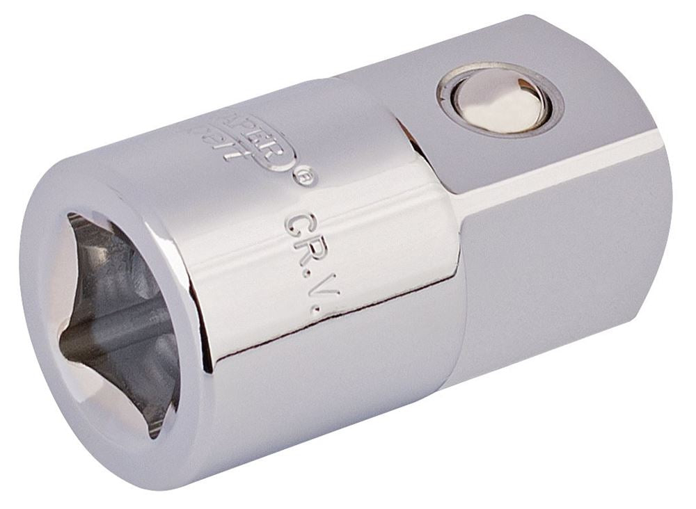 Draper 1/2FX3/4M DRIVE CONVERTER PCKD 16807 Socket Converters (Polished Chrome)