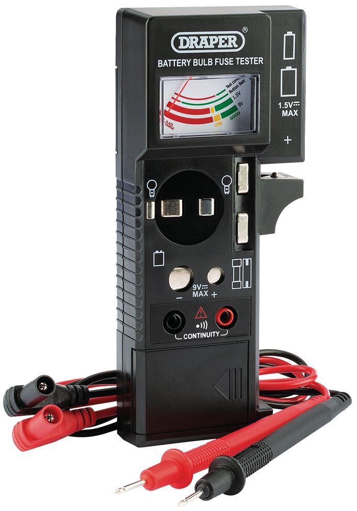 DRAPER 90478 - Battery, Bulb, Fuse and Continuity Tester